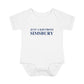 Just a kid from Simsbury Infant Baby Rib Bodysuit