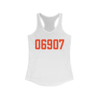 06907 Stamford Connecticut Zip Code Women's Ideal Racerback Tank Top