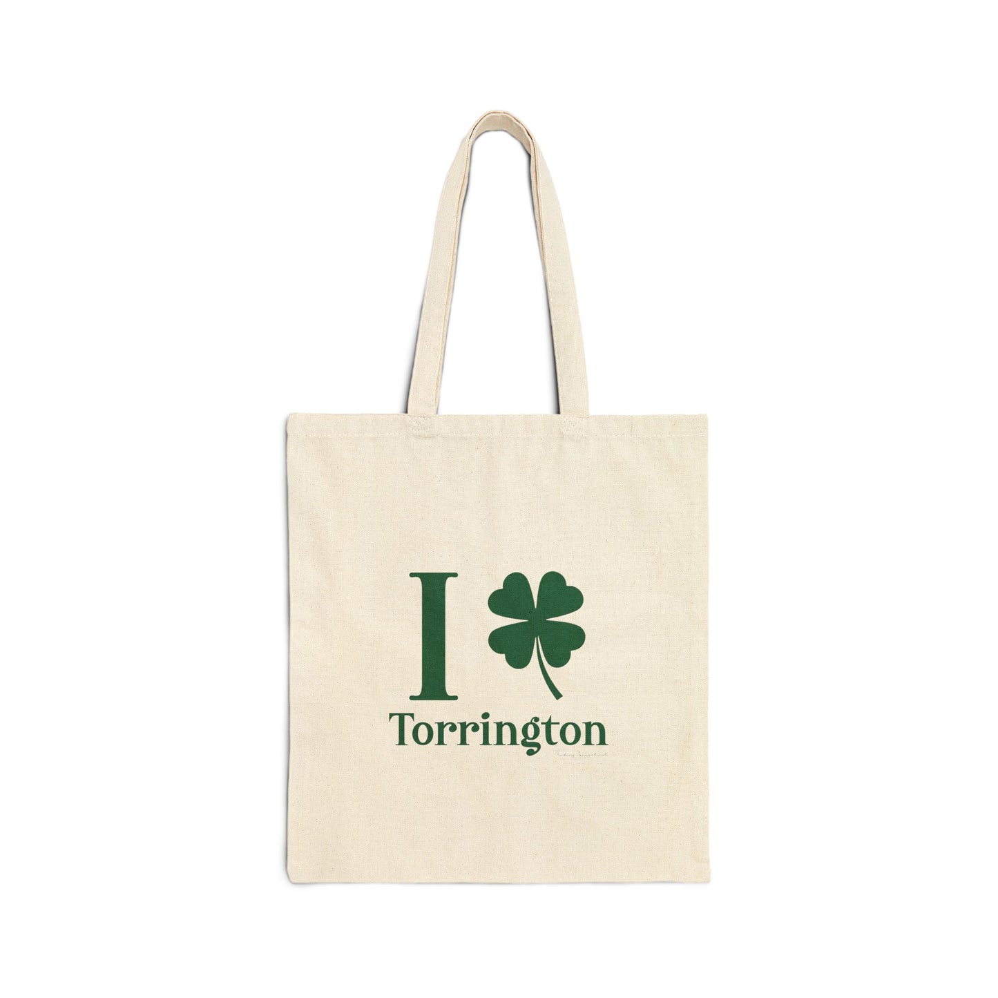 I Clover Torrington Cotton Canvas Tote Bag