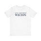 Just a kid from Wilton Unisex Jersey Short Sleeve T-Shirt
