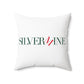 41 Tilt Silvermine Spun Polyester Square Pillow