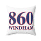 860 Windham Red, White & Blue Spun Polyester Square Pillow