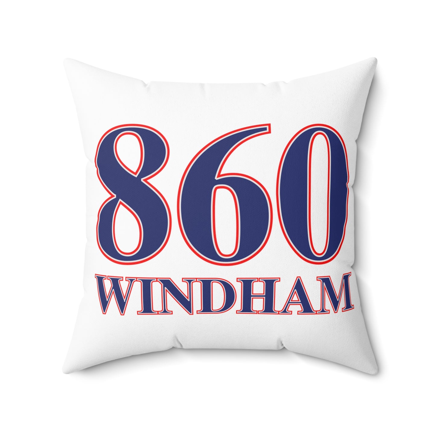 860 Windham Red, White & Blue Spun Polyester Square Pillow