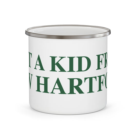 Just a kid from New Hartford Enamel Camping Mug