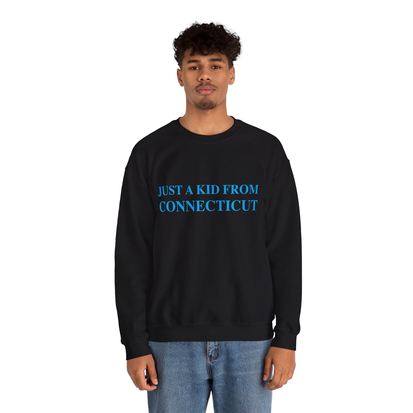 Just a Kid From Connecticut Unisex Heavy Blend™ Crewneck Sweatshirt