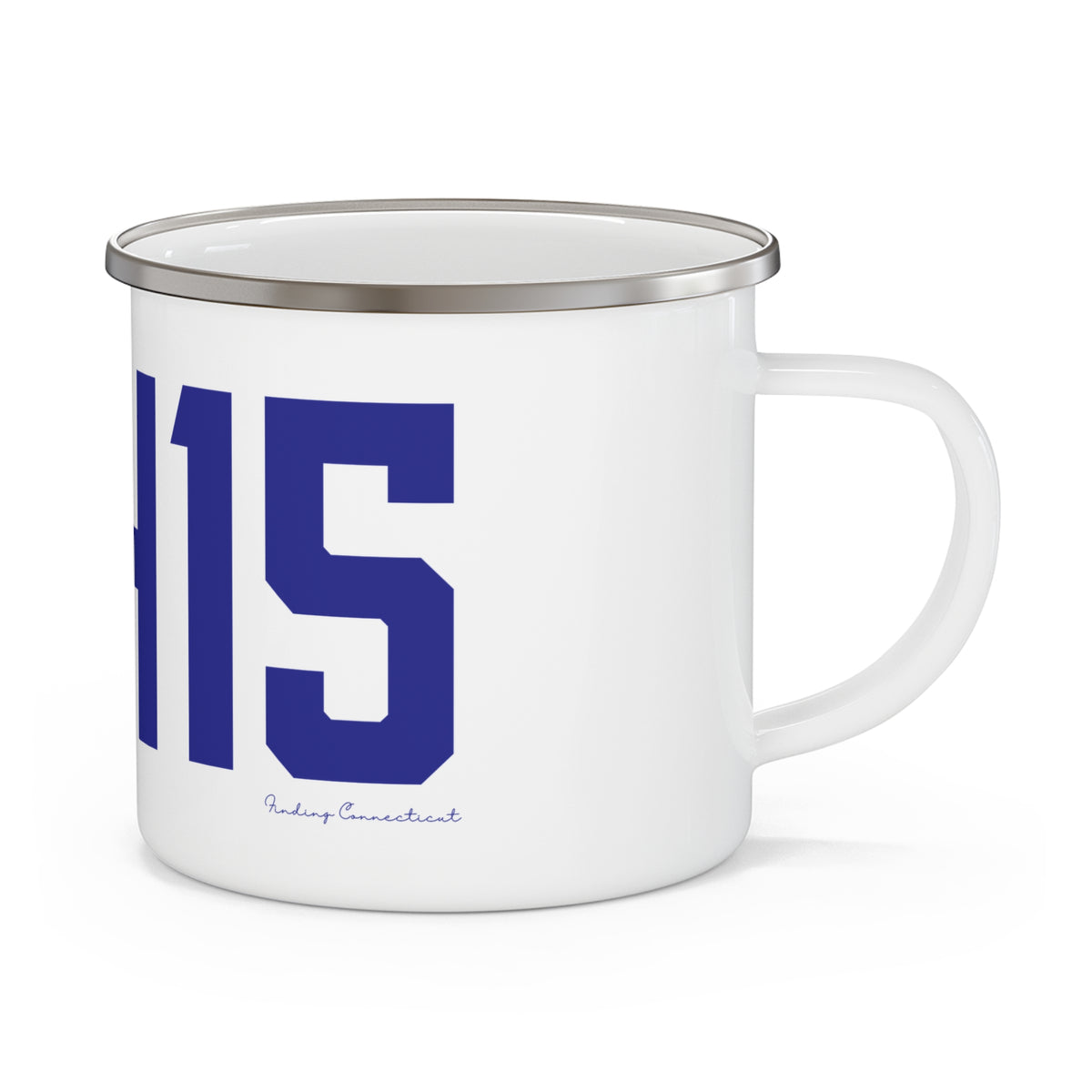 06415 Colchester Connecticut Zip Code Enamel Camping Mug