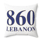 860 Lebanon Spun Polyester Square Pillow