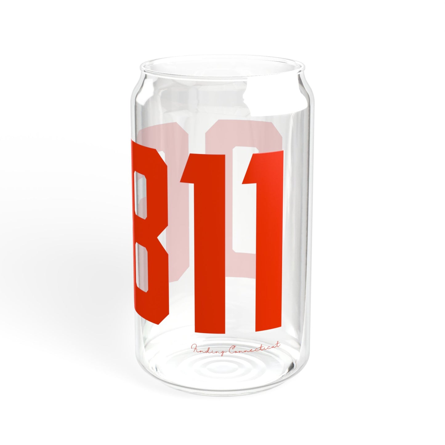 06811 Danbury Connecticut Zip Code Sipper Glass, 16oz