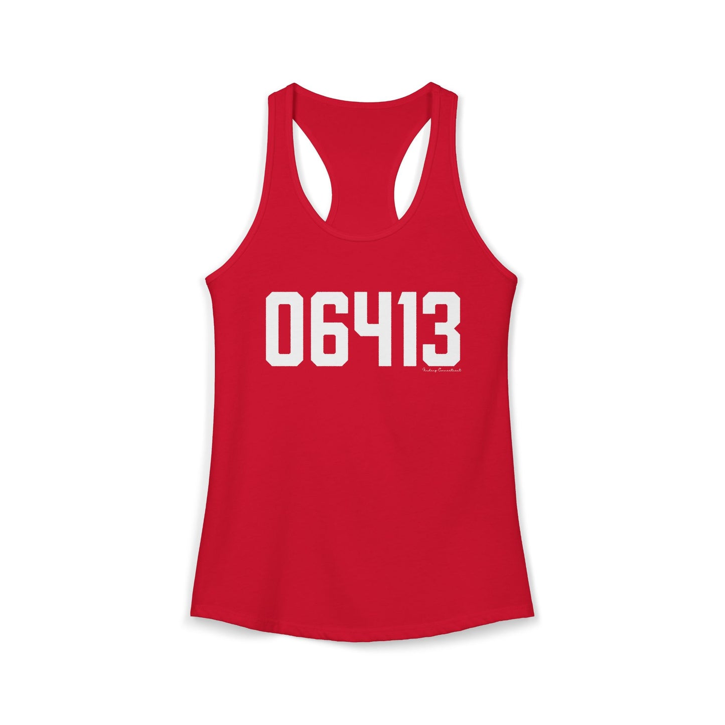 06413 Clinton CT Zip Code Women's Ideal Racerback Tank Top
