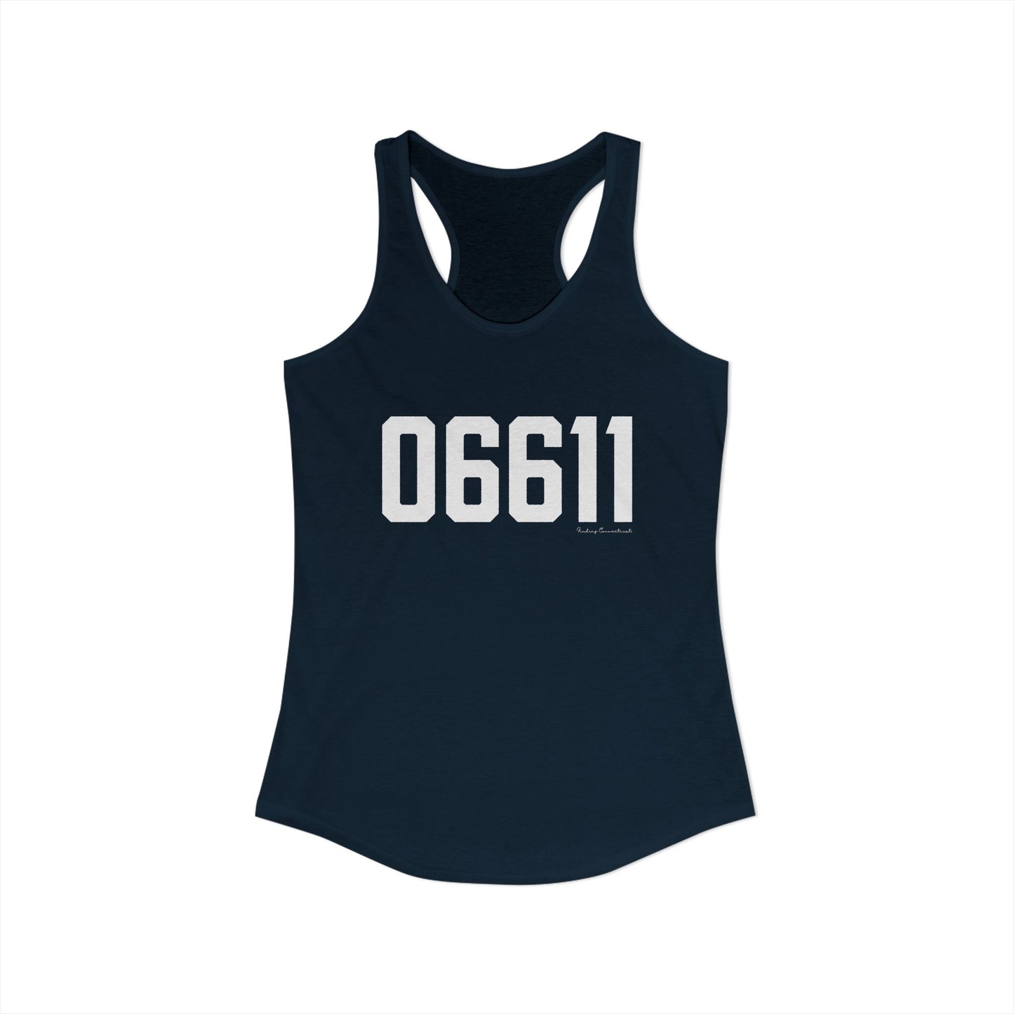 06611 Trumbull CT Zip Code Women's Ideal Racerback Tank Top