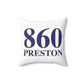 860 Preston Spun Polyester Square Pillow