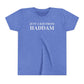 Just a kid from Haddam Youth Short Sleeve T-Shirt