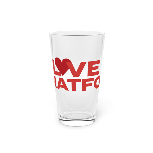 Love Stratford Pint Glass, 16oz