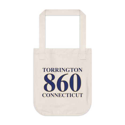 Torrington 860 Connecticut Organic Canvas Tote Bag