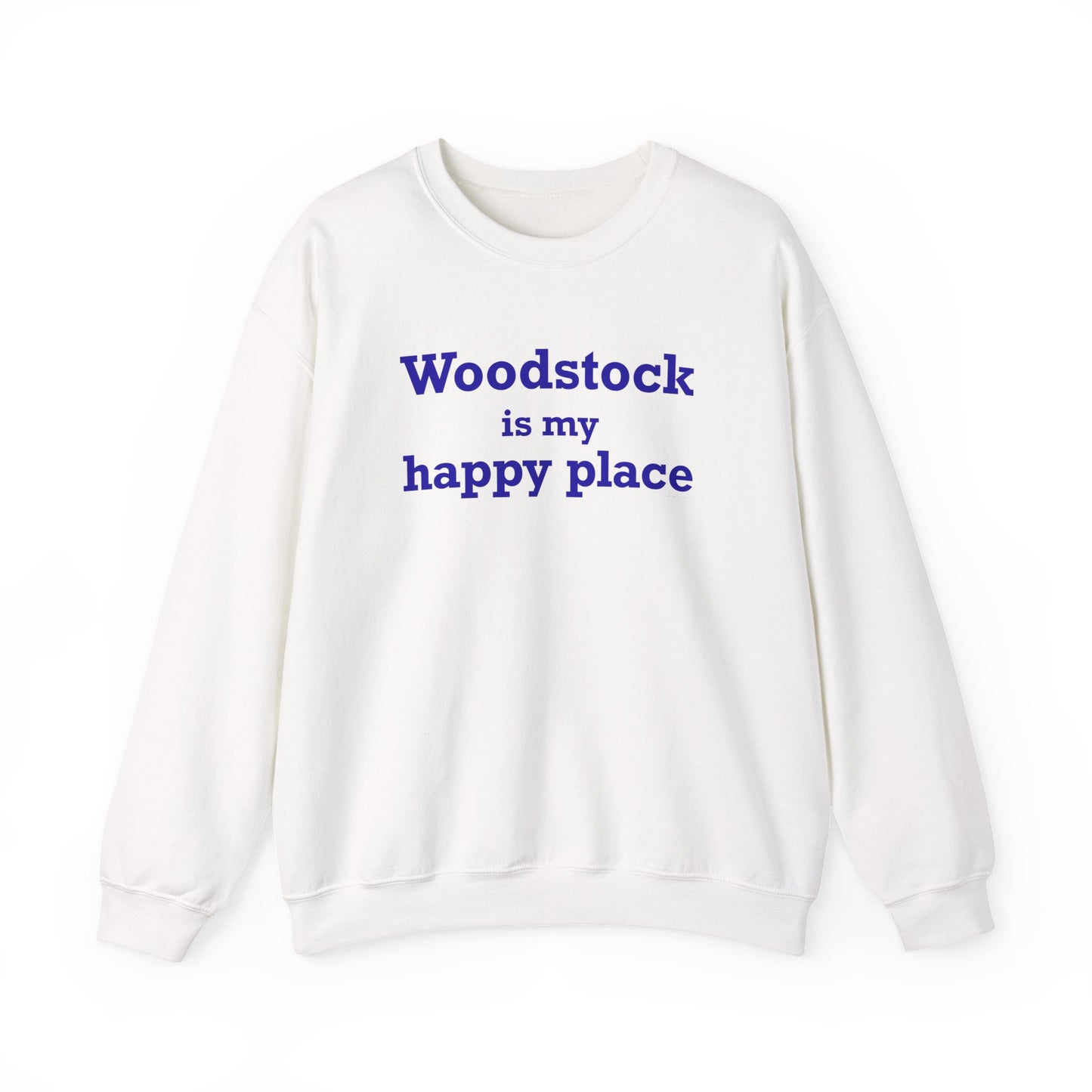 Woodstock is My Happy Place Unisex Heavy Blend™ Crewneck Sweatshirt
