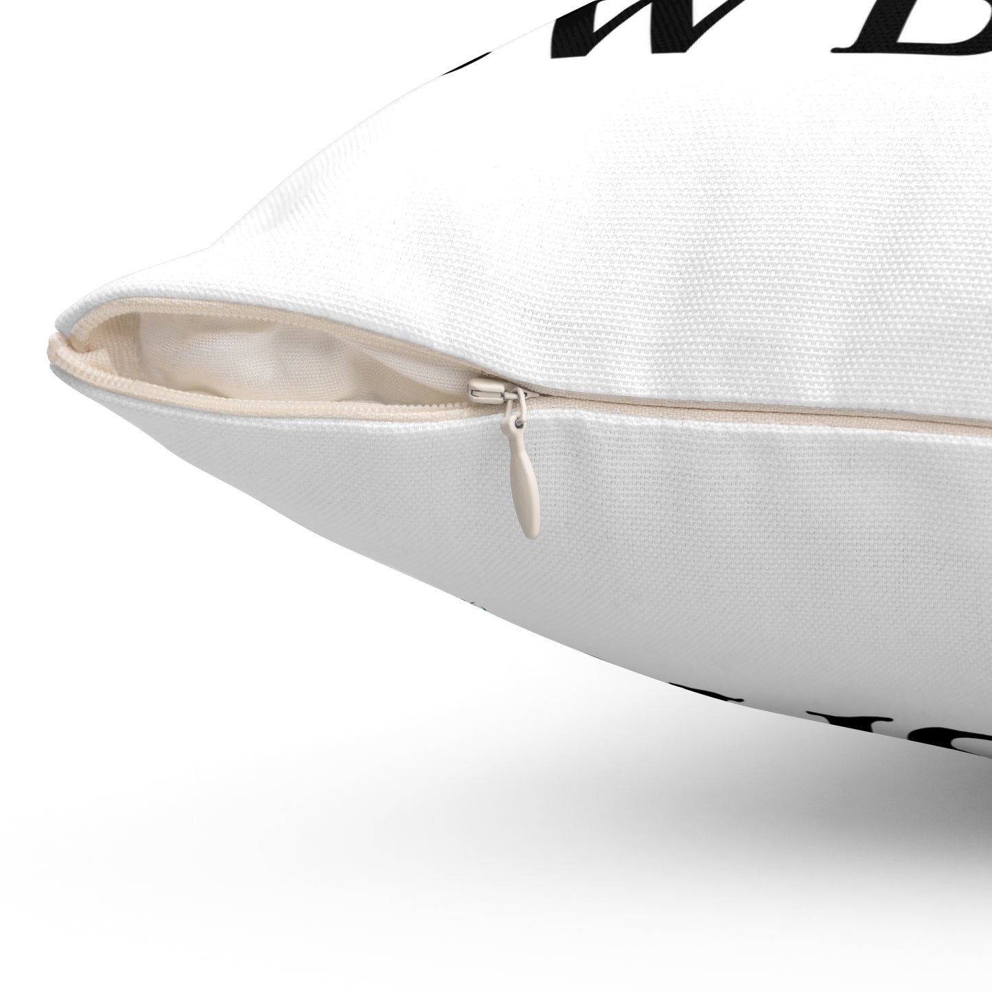 I Clover New Britain Spun Polyester Square Pillow