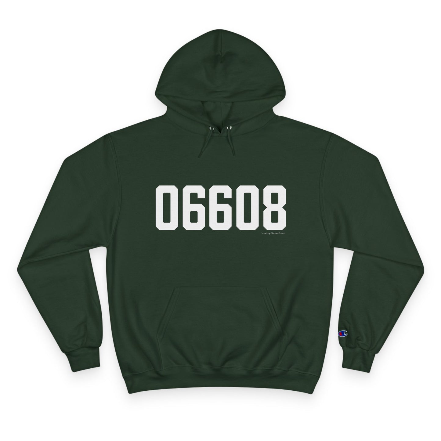 06608 Bridgeport CT Zip Code Champion Hoodie Sweatshirt
