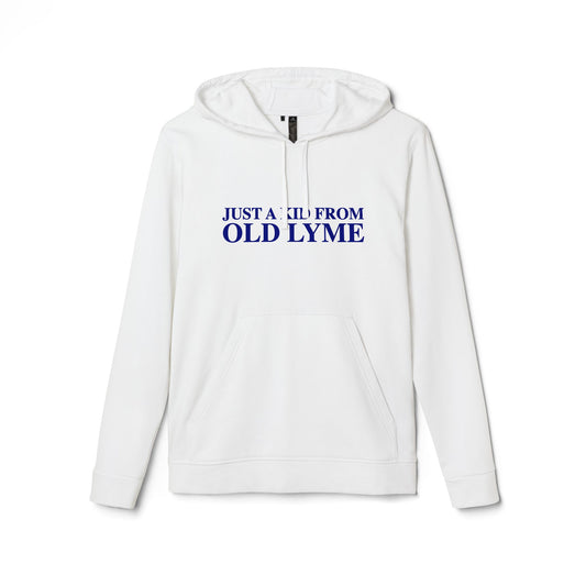 Just a kid from Old Lyme adidas Unisex Fleece Hoodie