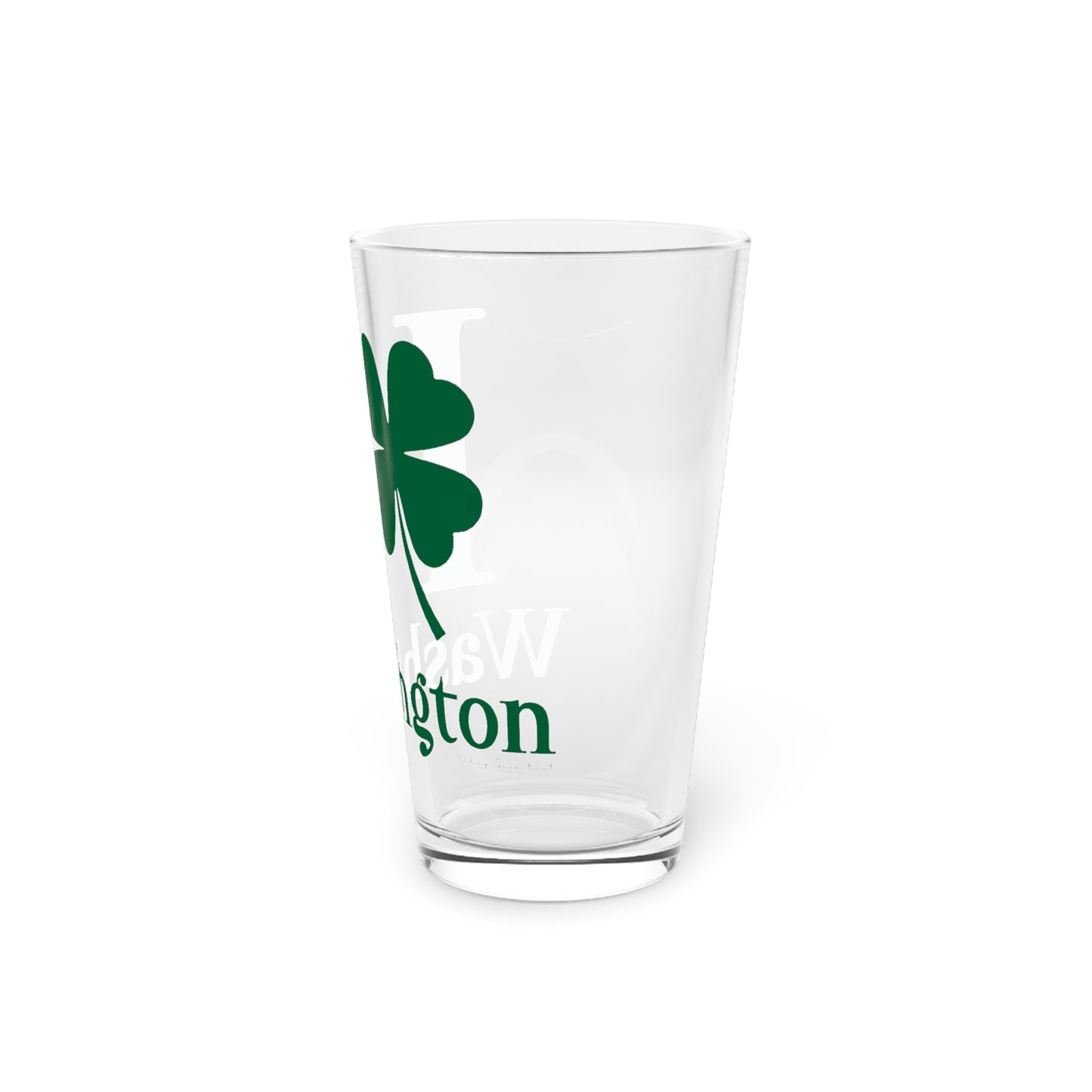 I Clover Washington Pint Glass, 16oz