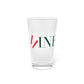 41 Tilt Silvermine Pint Glass, 16oz