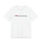 I Heart Silvermine. Unisex Jersey Short Sleeve T-Shirt