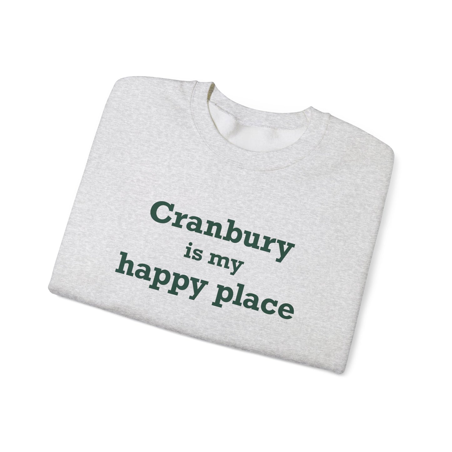 Cranbury is My Happy Place Unisex Heavy Blend™ Crewneck Sweatshirt