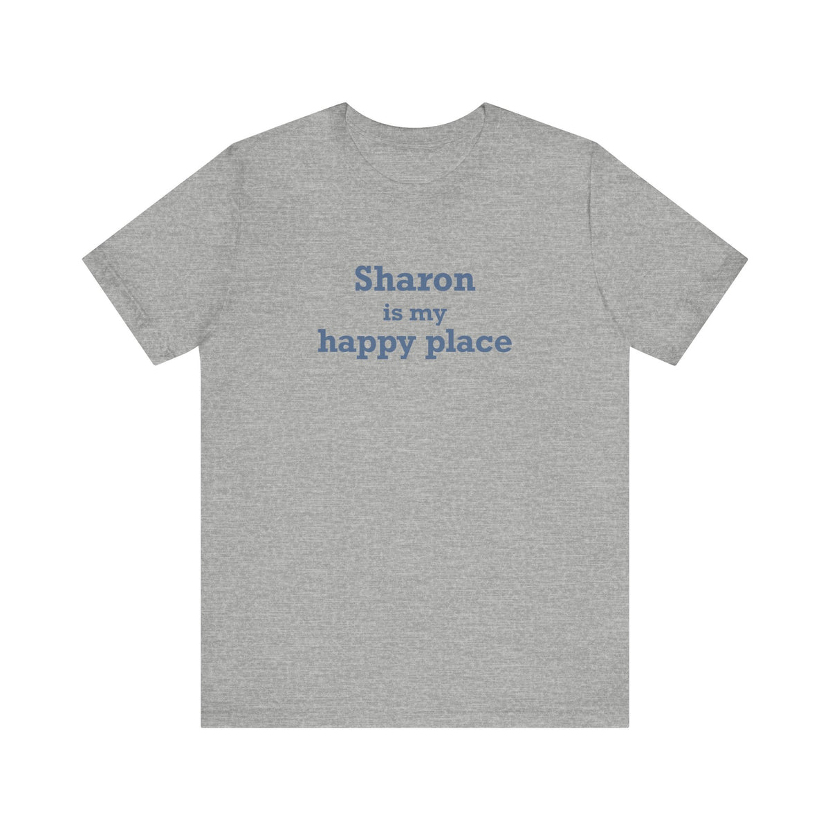 Sharon  is My Happy Place Jersey Short Sleeve T-Shirt