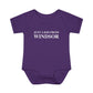 Just a kid from Windsor Infant Baby Rib Bodysuit