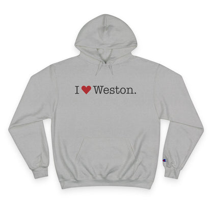 I Heart Weston. Champion Hoodie