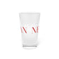 41 Tilt New Canaan Pint Glass, 16oz