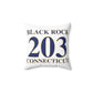 Black Rock 203 Connecticut  Spun Polyester Square Pillow
