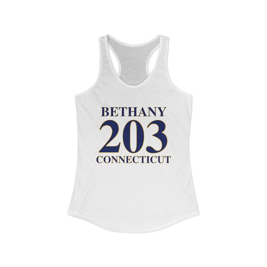Bethany 203 Connecticut Women's Ideal Racerback Tank Top