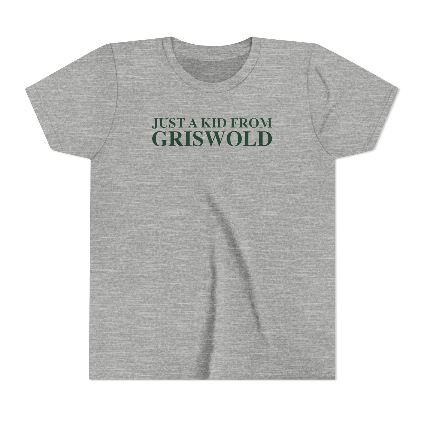 Just a kid from Griswold Youth Short Sleeve T-Shirt
