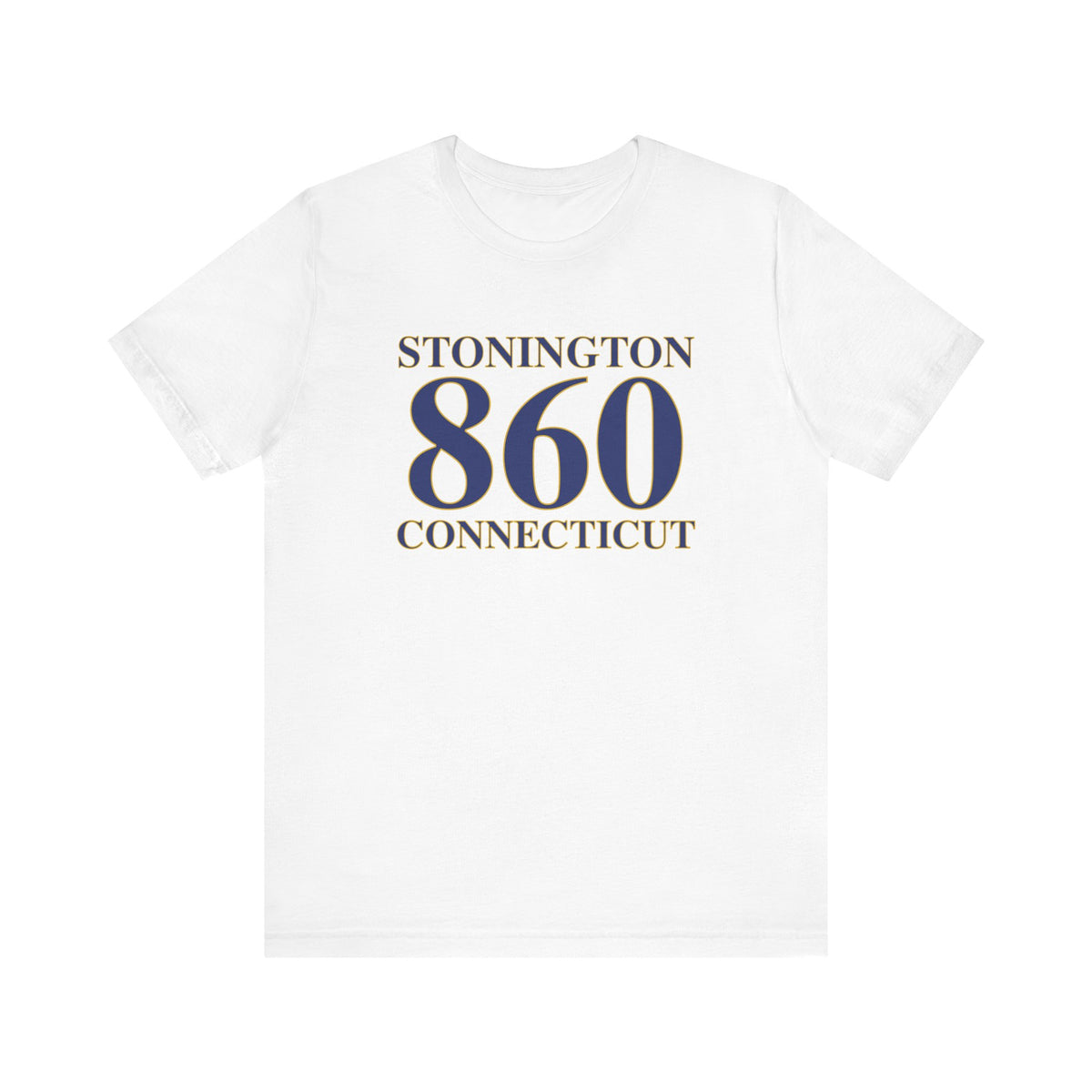Stonington 860 Connecticut Unisex Jersey Short Sleeve T-Shirt