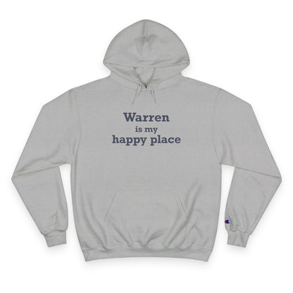 Warren is My Happy Place Champion Hoodie