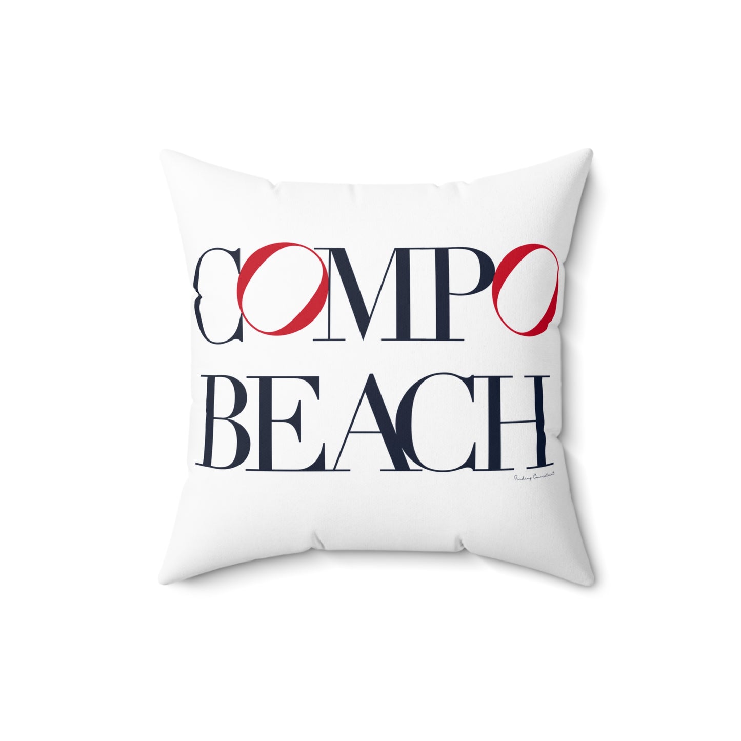 41 Tilt Compo Beach Spun Polyester Square Pillow