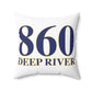 860 Deep River Spun Polyester Square Pillow