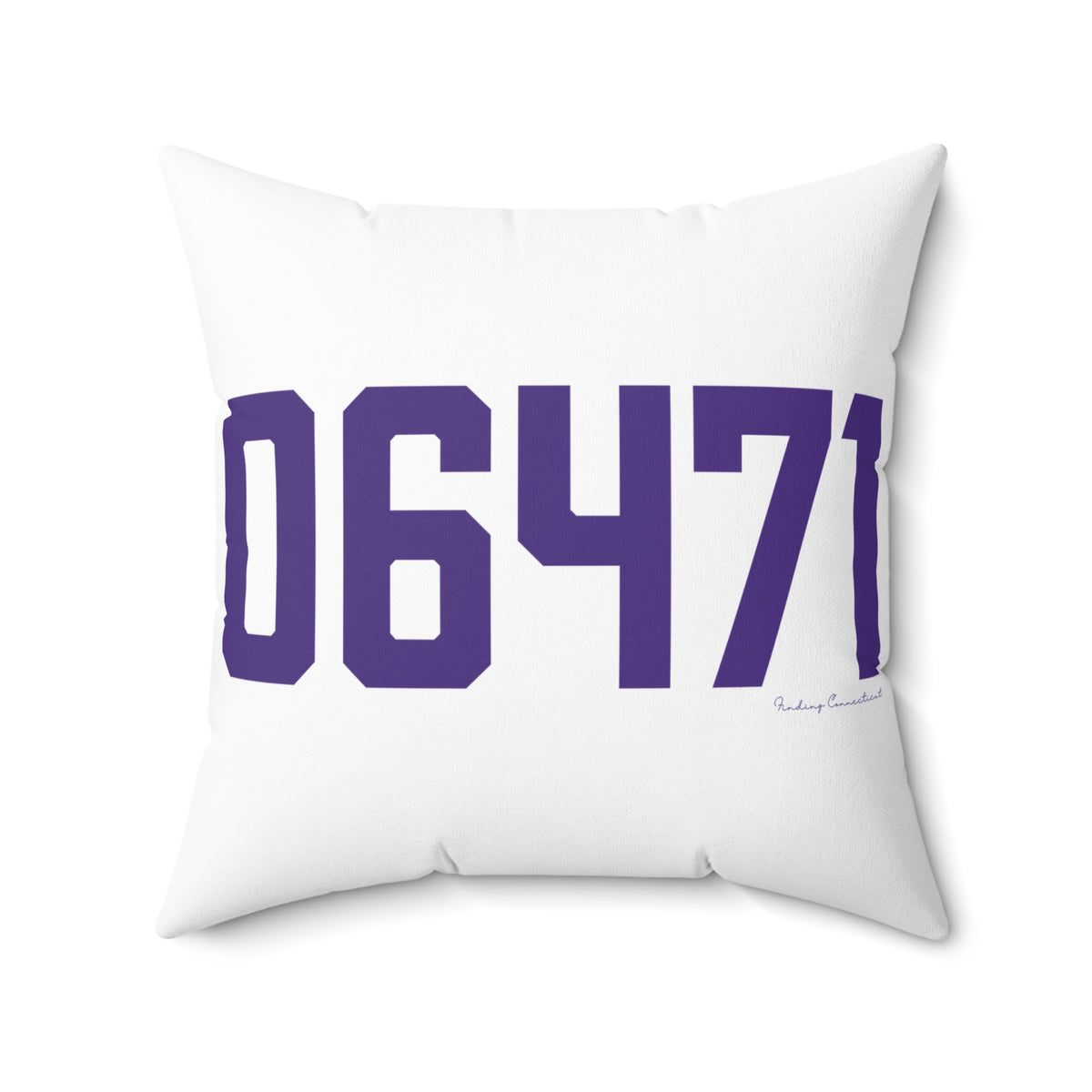 06471 North Branford Connecticut Zip Code Polyester Square Pillow