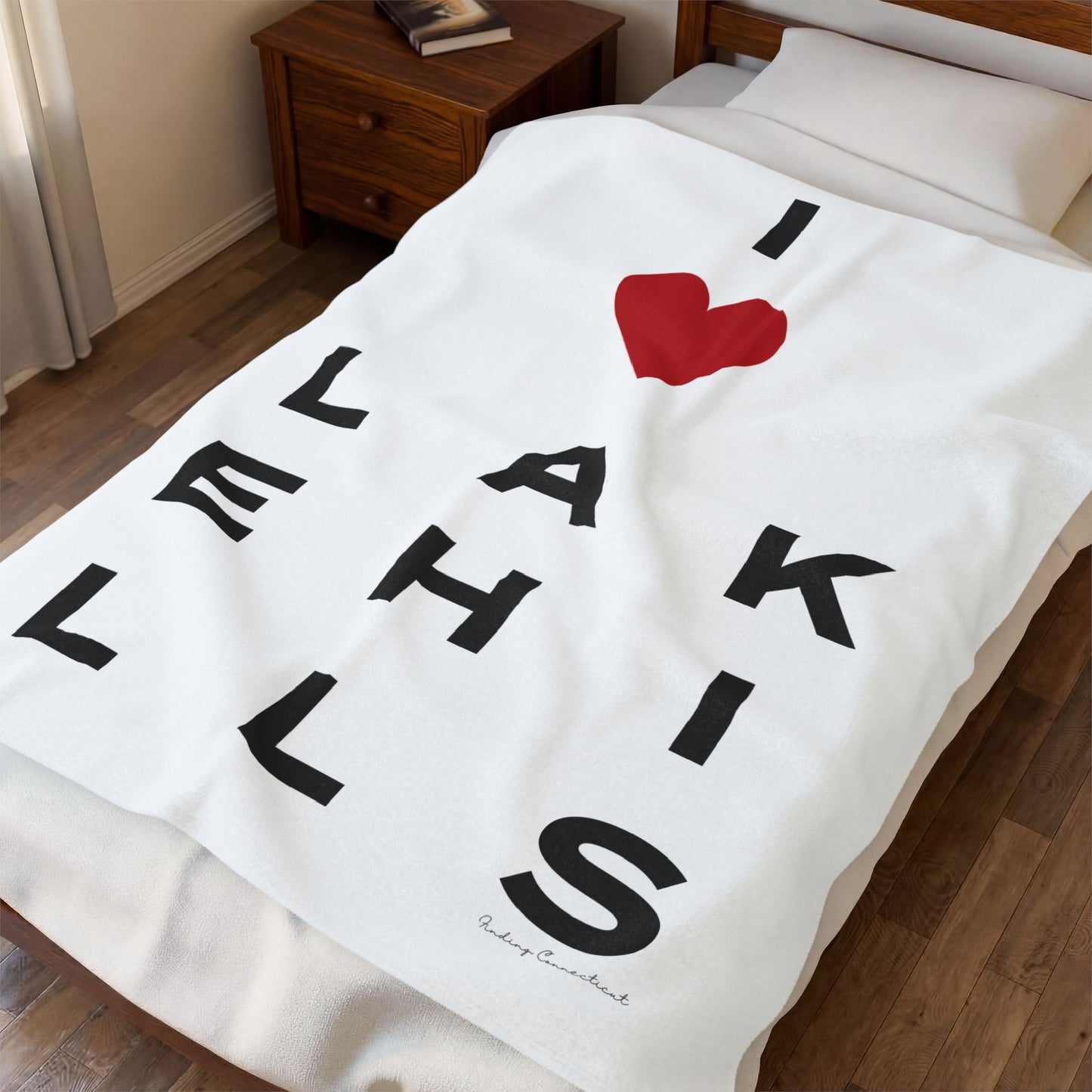 Lake Hills Vision Velveteen Plush Blanket