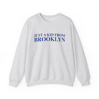 Just a kid from Brooklyn Unisex Heavy Blend™ Crewneck Sweatshirt