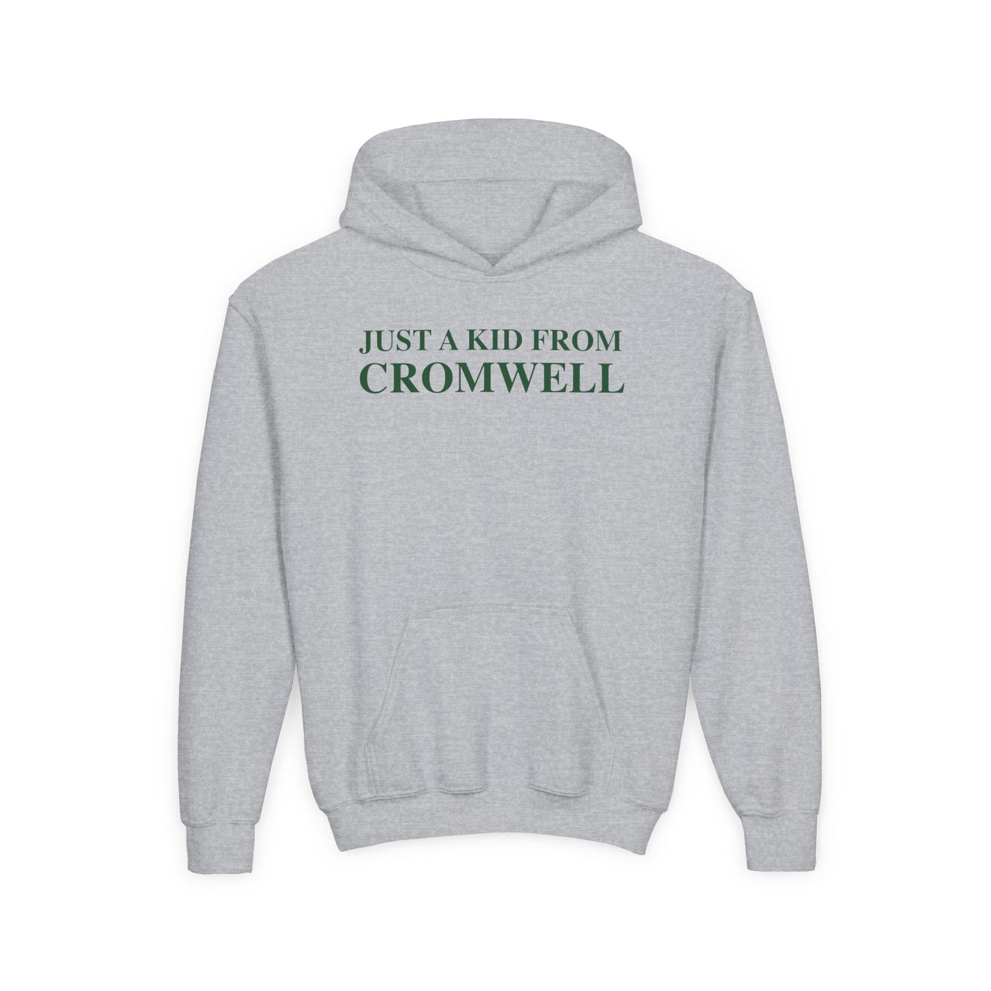Just a kid from Cromwell Youth Heavy Blend Hooded Sweatshirt