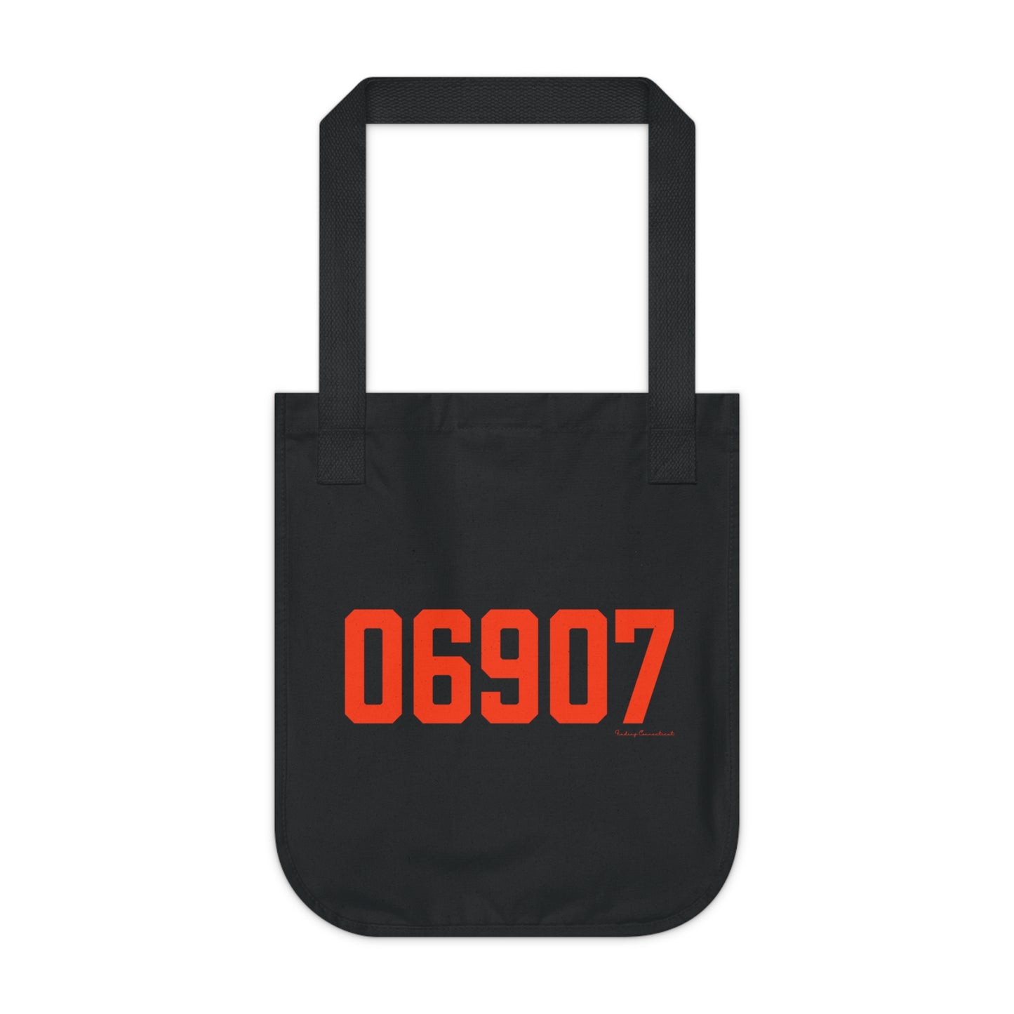 06907 Stamford Connecticut Zip Code Organic Canvas Tote Bag