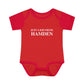 Just a kid from Hamden Infant Baby Rib Bodysuit