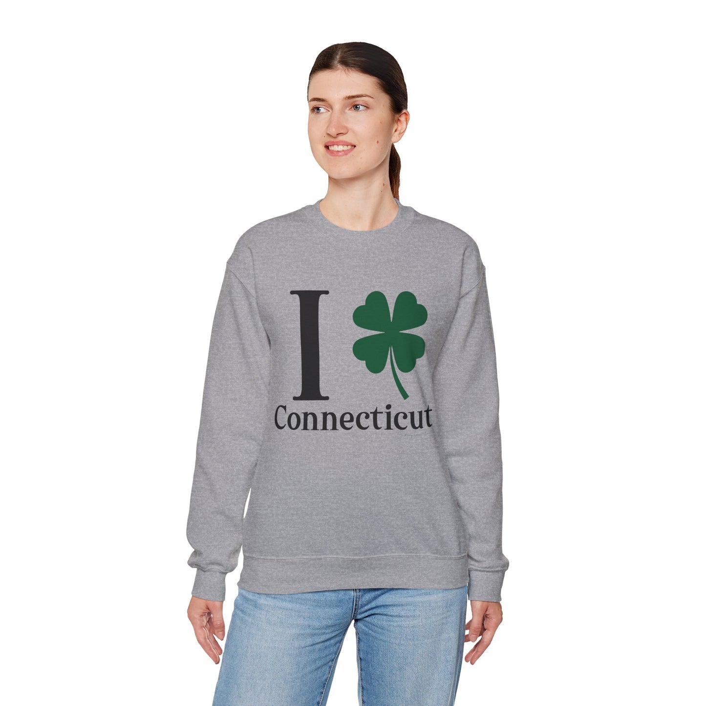 I Clover Connecticut Unisex Heavy Blend™ Crewneck Sweatshirt