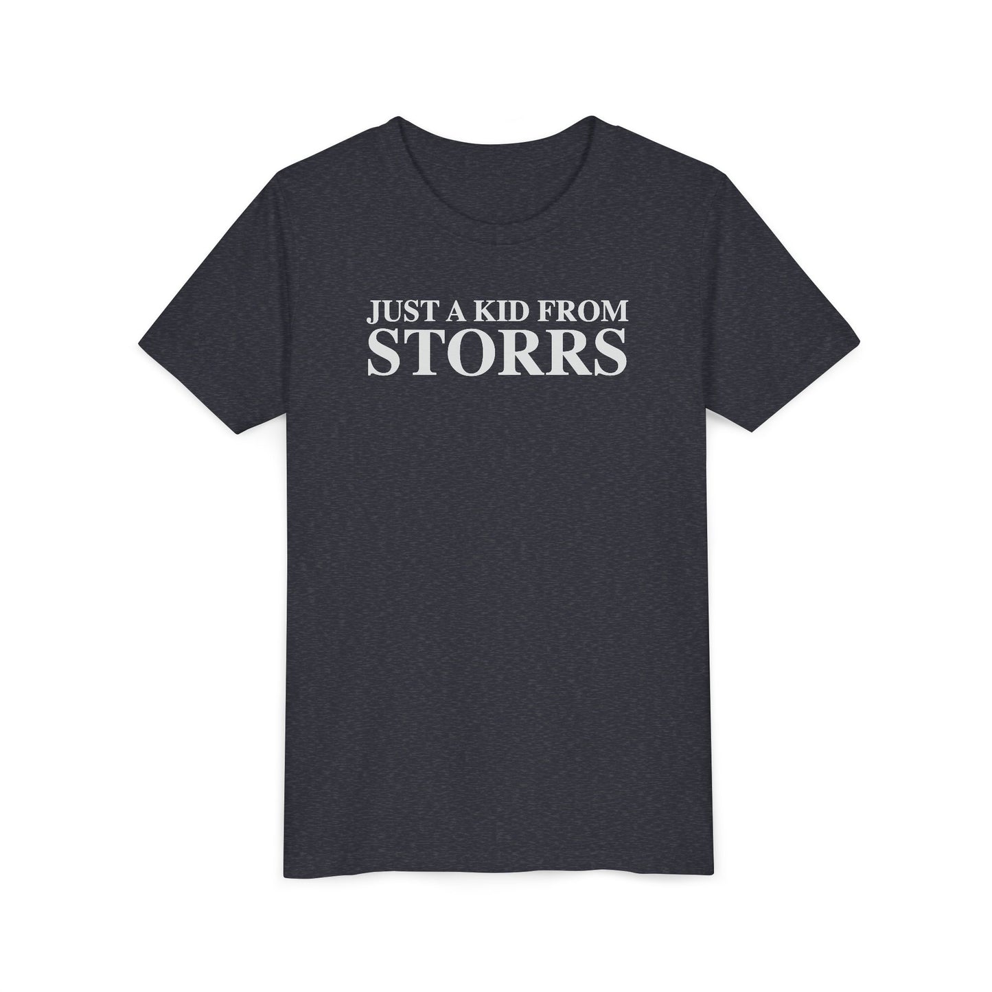 Just a kid from Storrs Youth Short Sleeve T-Shirt