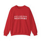 Just a kid from Westport Unisex Heavy Blend™ Crewneck Sweatshirt