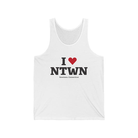 I Heart NTWN Unisex Jersey Tank Top