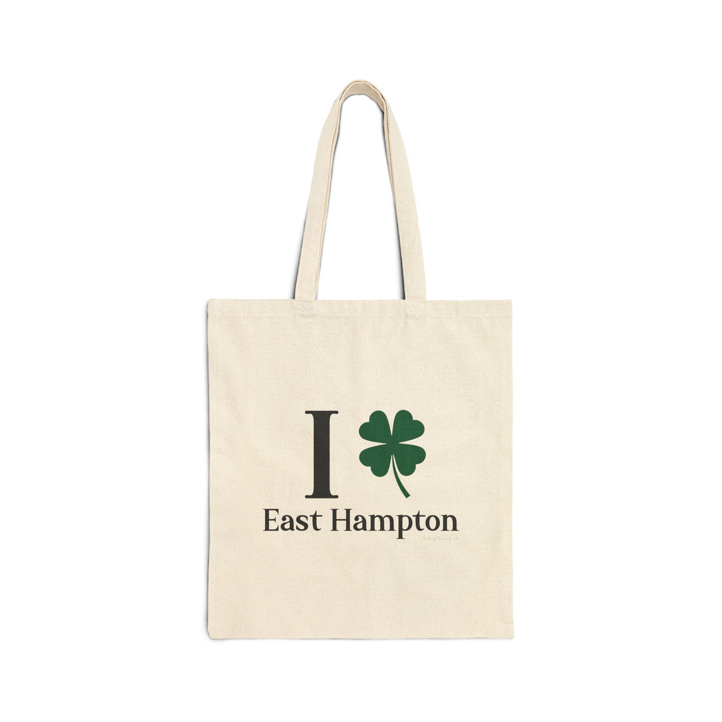 I Clover East Hampton Cotton Canvas Tote Bag