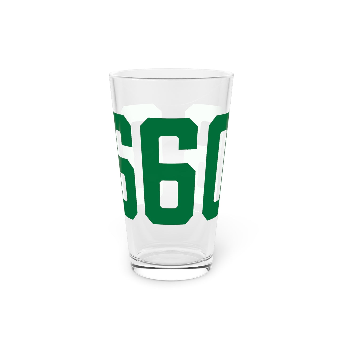 06606 Bridgeport Connecticut Zip Code Pint Glass, 16oz
