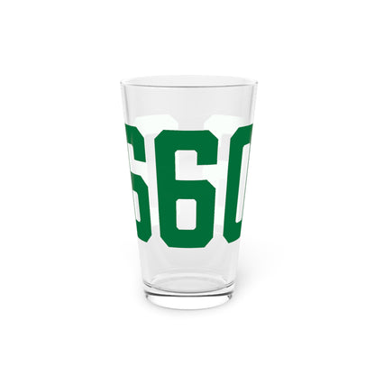 06606 Bridgeport Connecticut Zip Code Pint Glass, 16oz